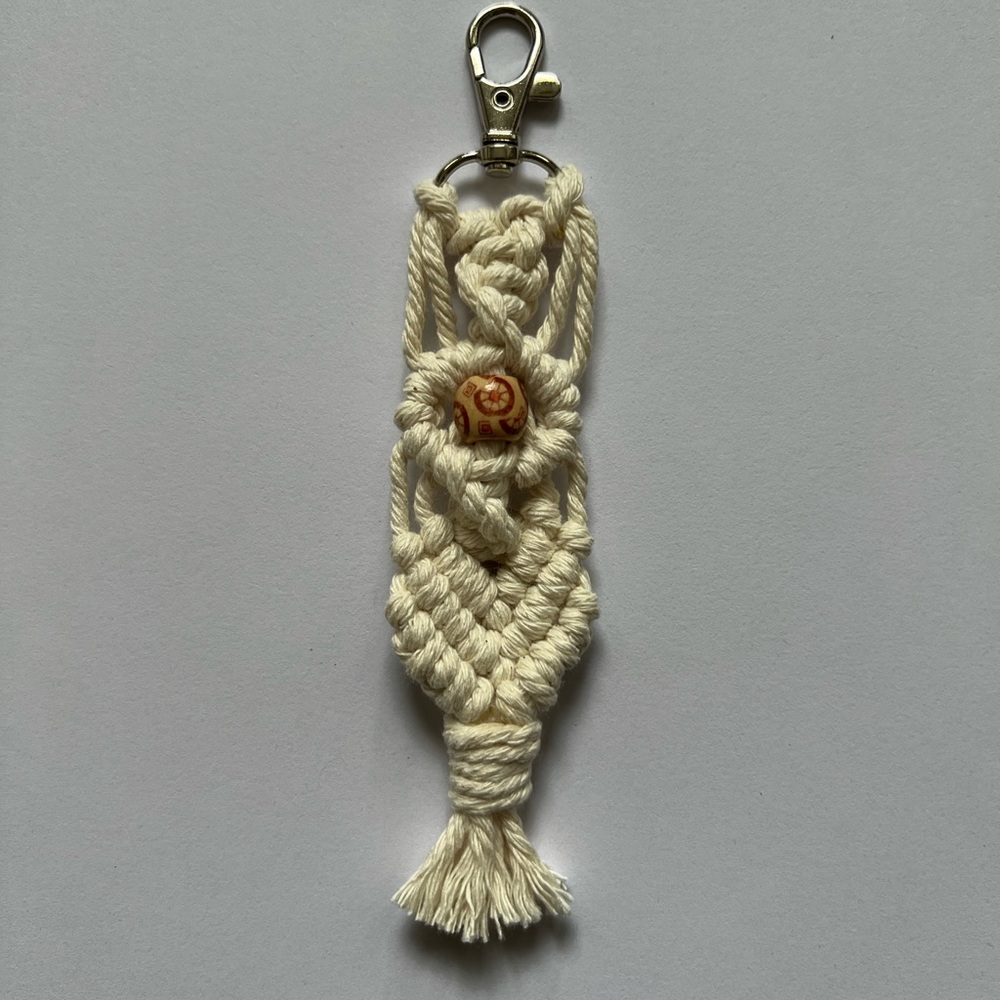 Macrame keychain
